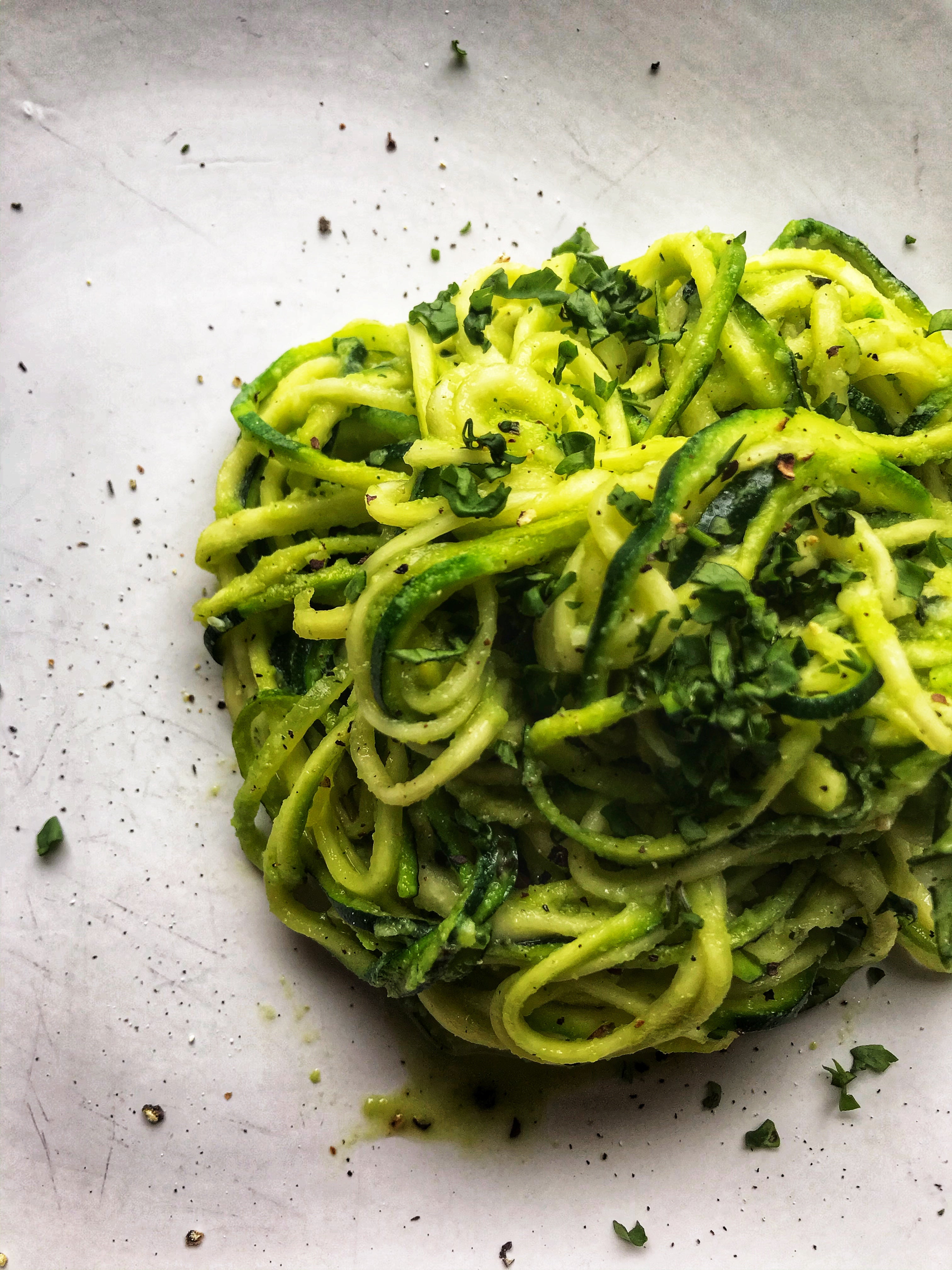 Garlic Herb Spiralized Veggies