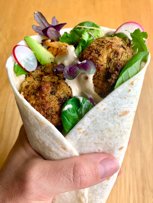 Roasted Broccoli Falafel