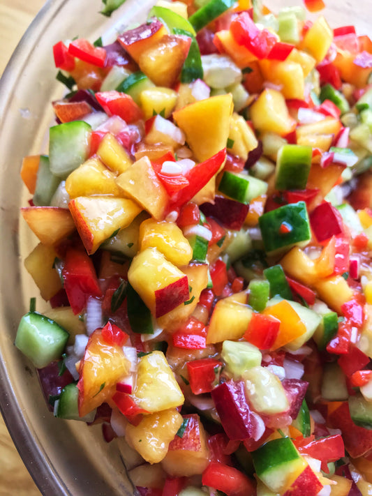 Stone Fruit & Cucumber Salsa