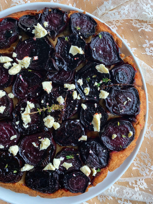 Beetroot & Red Onion Tarte Tatin