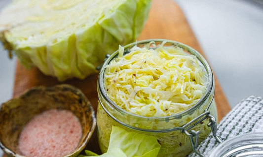 Streamside fermented cabbage